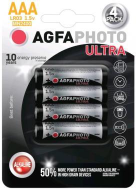 AgfaPhoto Ultra Alkáli ceruza elem AAA 4db/bliszter
